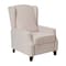 Flash Furniture Cream Wingback Reclining Chair with Nailhead Trim BO-BS7002-1-CREAM-GG - alternate 7